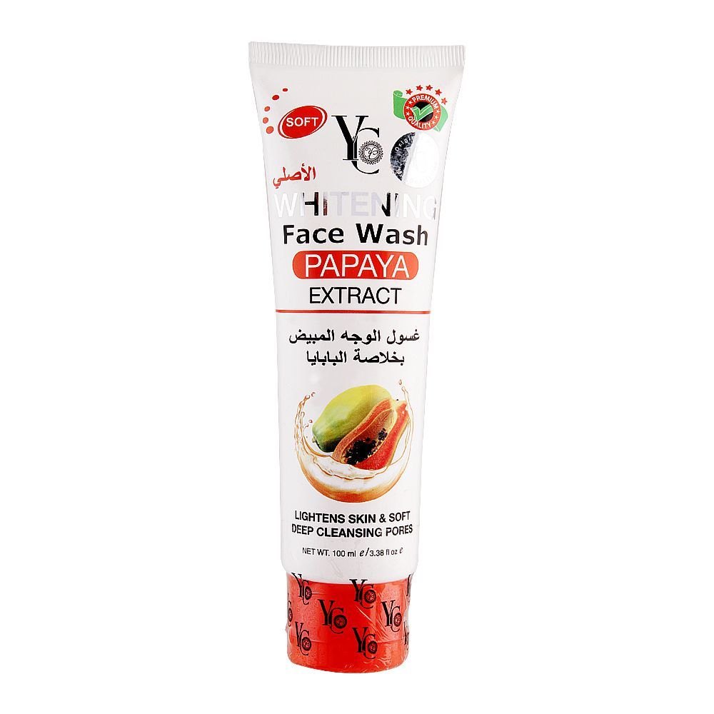 YC <small>YC whitening face wash papaya extract  100ml</small>